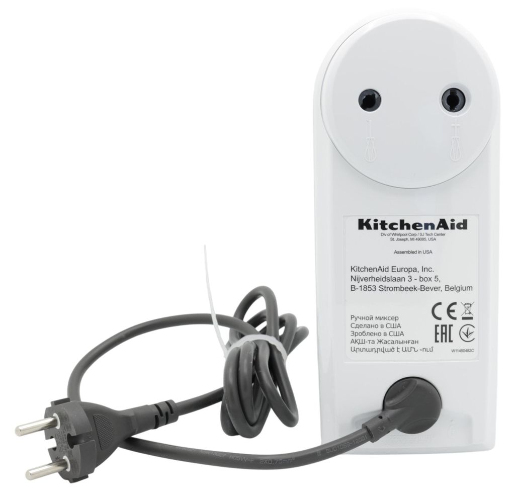 KitchenAid 5KHM5110EWH, Handmixer, Weiß, Schlagen, Mixen, Produktbild 