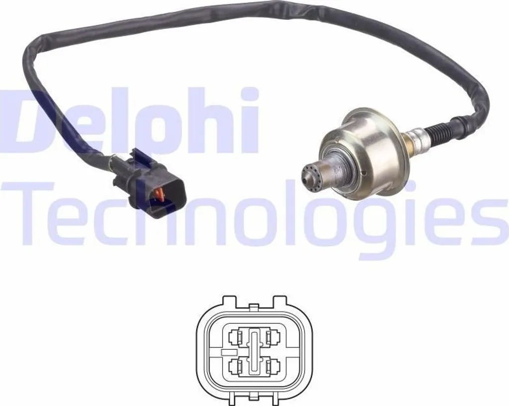 Sonde Lambda DELPHI ES21317-12B1 - Capteur d'Oxygène Origine Delphi