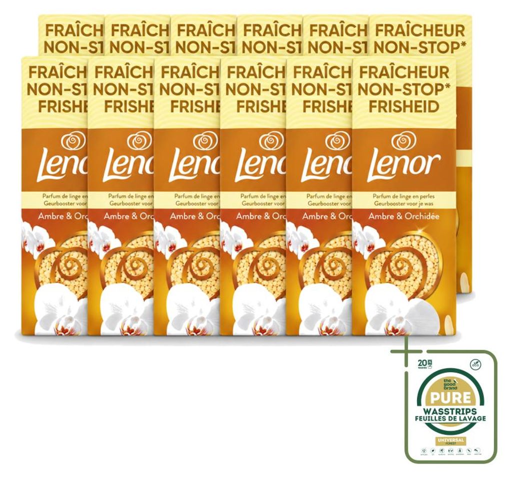 12 x Lenor Geurperlen Goldene Orchidee - 570 g - Produktbild 