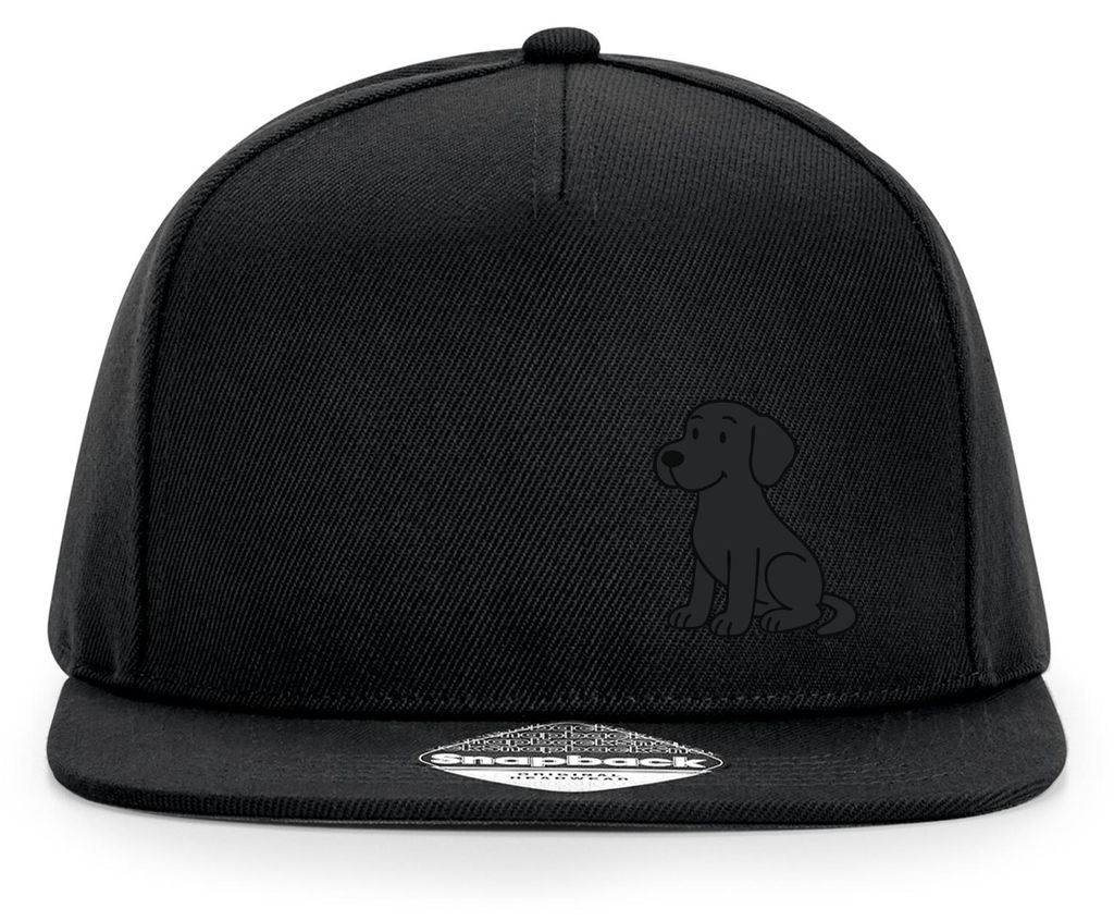 Huuraa Cappy Mütze brauner Labrador Retriever Chocolate Labi Comic Black Polyester Snapback Kappe Geschenkidee