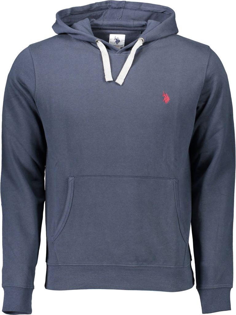 US POLO HERREN SWEATSHIRT BLAU MIT REISSVERSCHLUSS : Farbe - Blau, Größe - 2XL Größe: 2XL Farbe: Blau