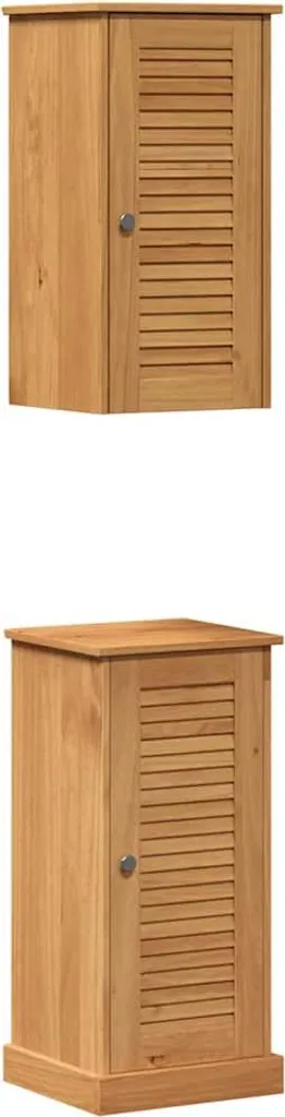 Mobili Bagno VIGO 2 pz - La Combo Perfetta Marrone e Miele