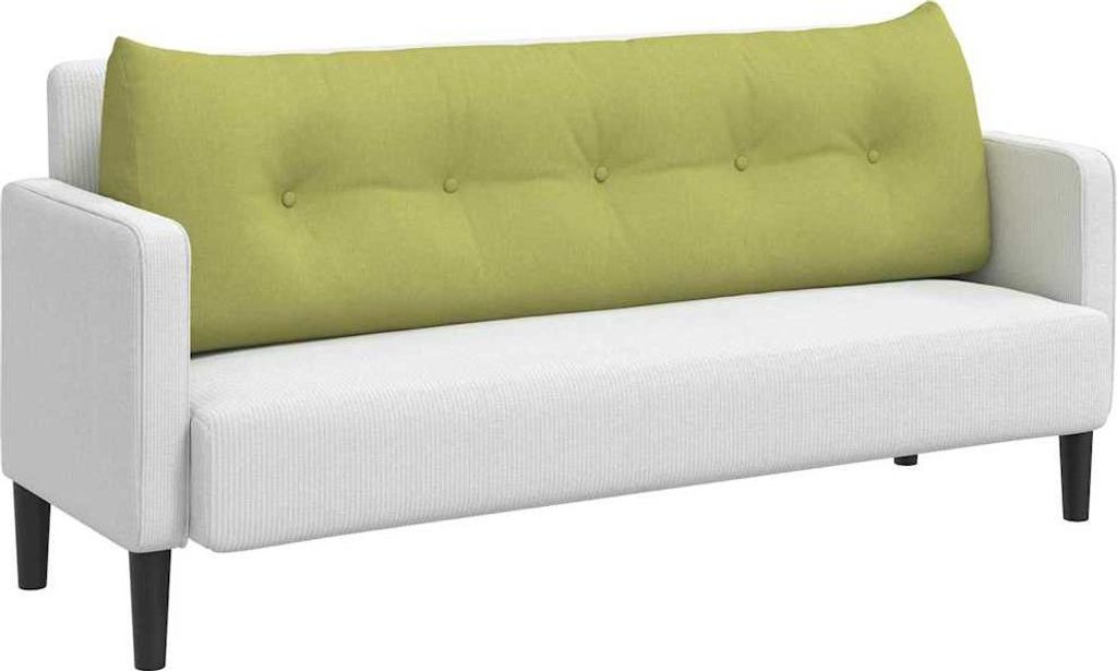 (Design 2026) Rücken Kissen Hellgrün 160 x 24 x 50cm Stoff - HOMMIE 715039 - Dekokissen