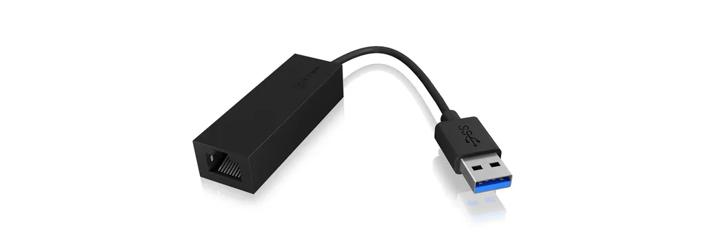 RaidSonic IB-AC501A Adaptateur LAN USB 3.0 vers RJ45 Gigabit Ethernet