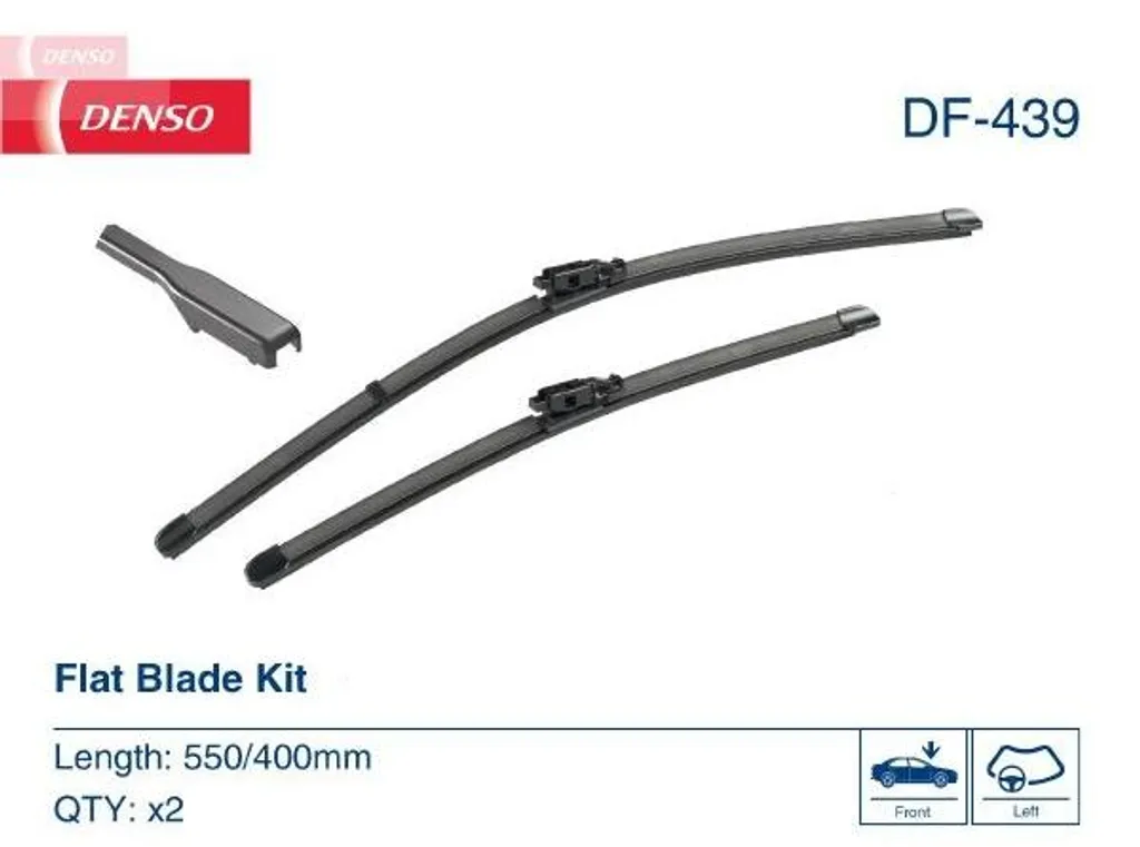 Fini les traces : essuie-glaces Denso sans cadre pour Renault Express