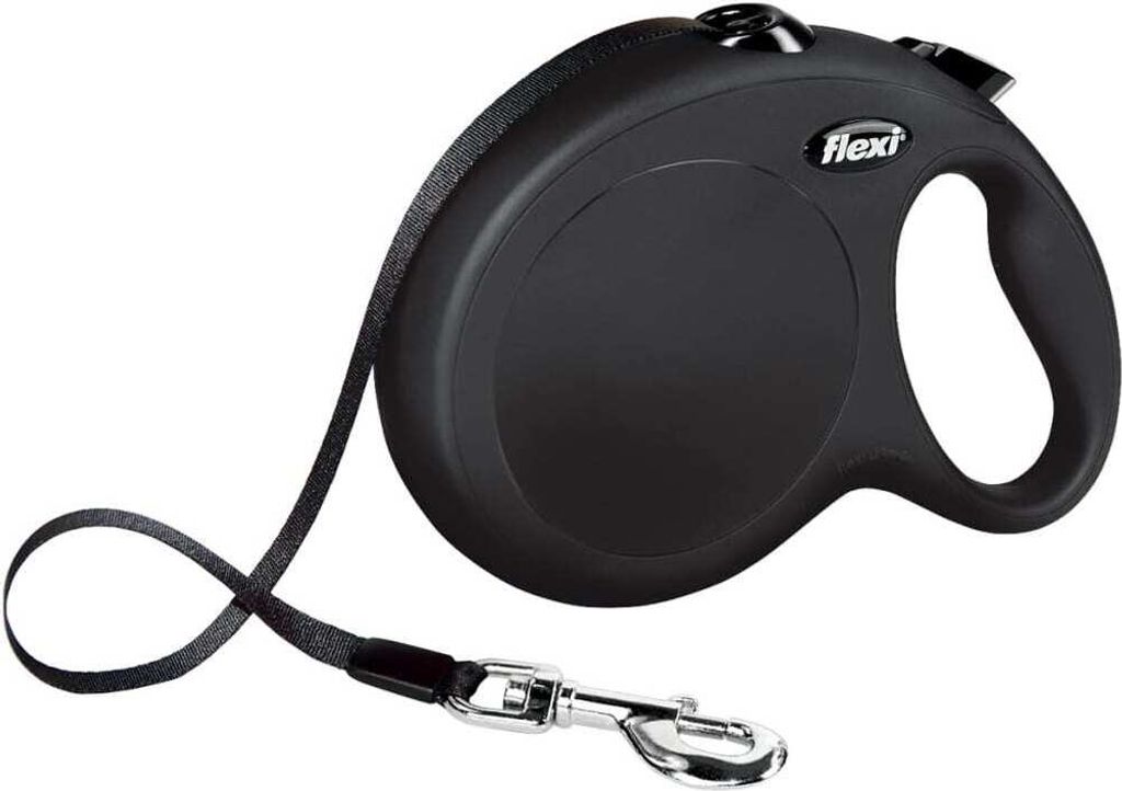 flexi New Classic L Gurt 8 m schwarz Produktbild 
