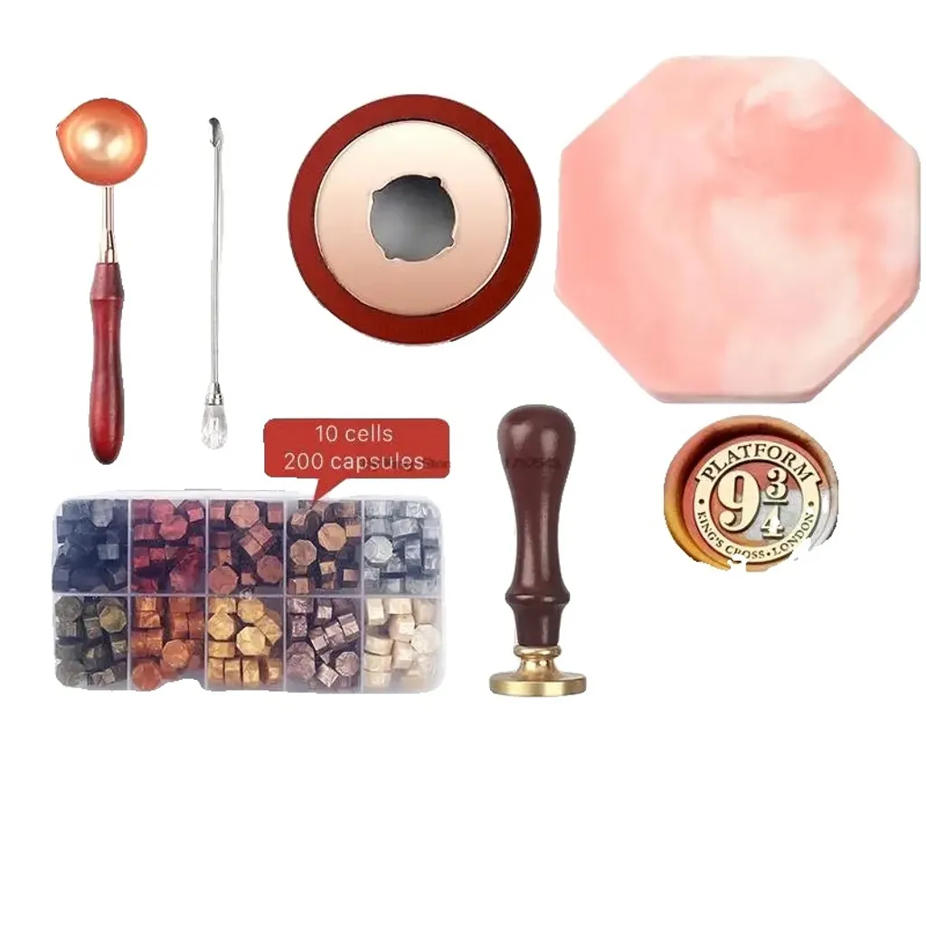 Set Sigilli Ceralacca 24 Colori Kit Partecipazioni Matrimonio