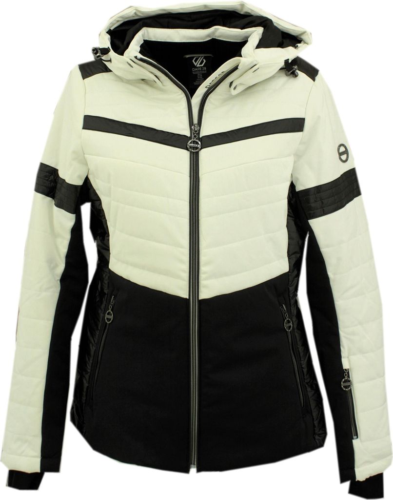 29782 Dare 2B, , Damen Steppjacke, Skijacke, schwarz weiß, 40