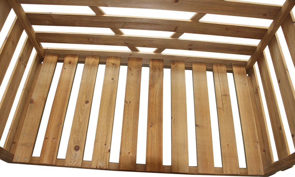MCombo Kaminholzregal mit Rückwand Brennholzregal Produktbild 4