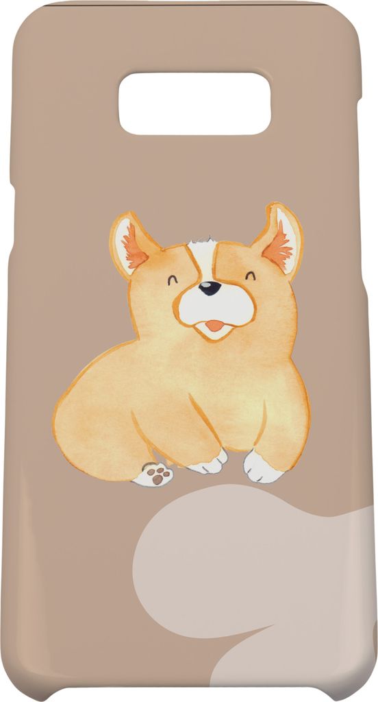 Mr. & Mrs. Panda Samsung Galaxy S8 plus Handyhülle Corgie - Hundeglück - Geschenk, Handy Case, Hülle, Sprüche, Bellen, Spruch, Cover, Hund, Cor...