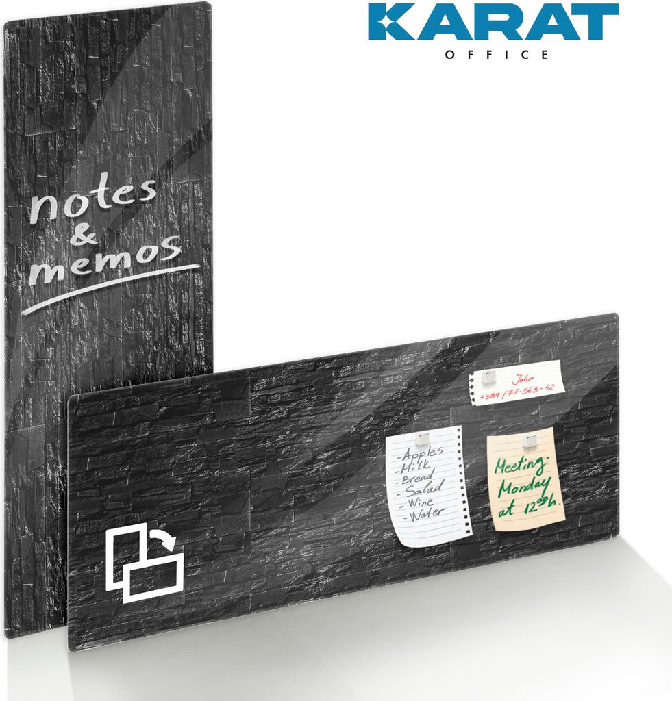 Cartella memo di design in vetro Pietra utilizzabile in Immagine del prodotto 