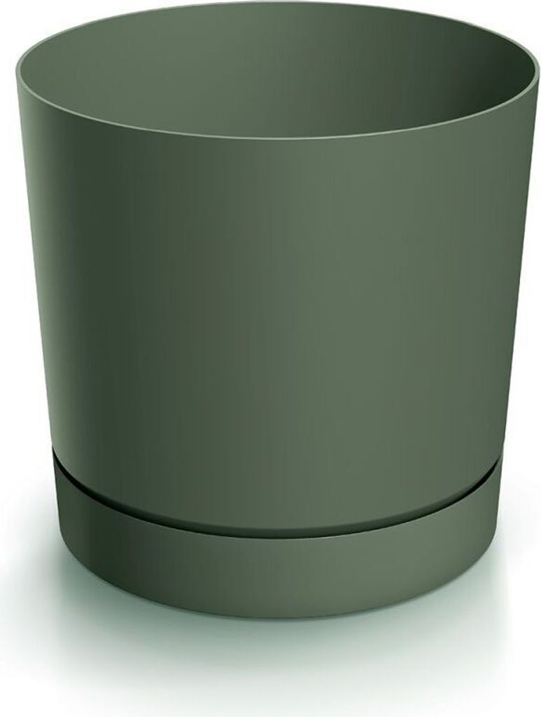 Doniczka Tubo okrągła 30 cm zielona pinia