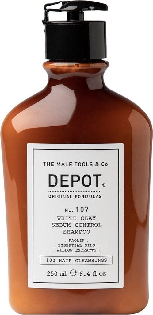 Depot No. 107 White Clay Sebum Control Shampoo čistiaci Obrázok produktu 