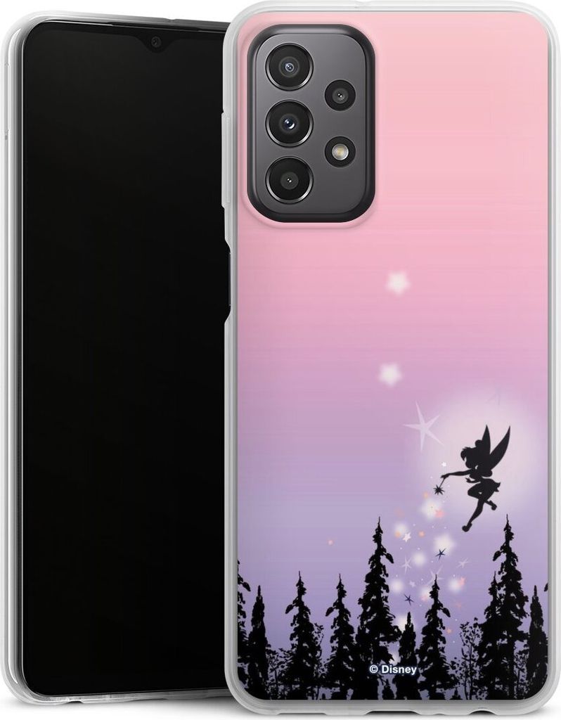 DeinDesign Slim Hülle für Samsung Galaxy A23 5G Silikon Case Ultra Dünn Handyhülle Disney Offizielles Lizenzprodukt Tinkerbell