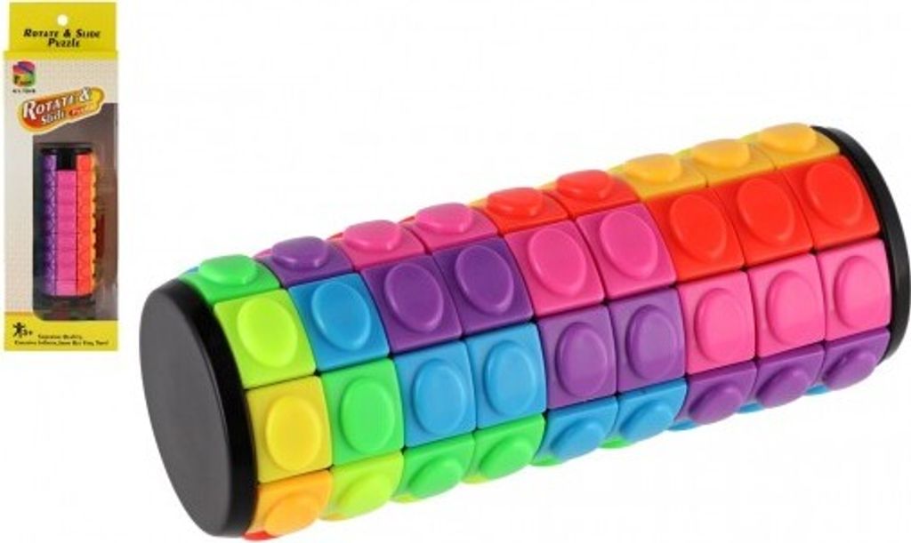 Hlavolam válec/věž barevný plast 11cm Obrázek produktu 