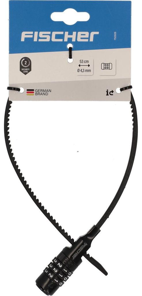 FISCHER Kabelbinderschloss- Set - SN53+35/4 Länge 53/35 cm, ø4 mm, Sicherheitsstufe 2