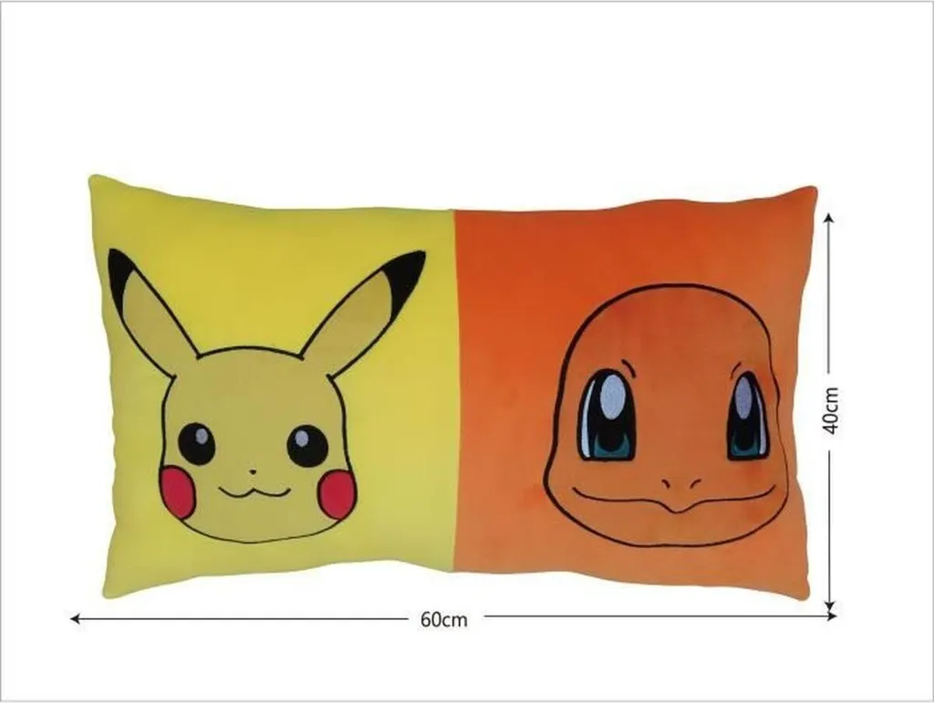 Coussin Pokémon en Polyester Doux et Multicouleur Haute Qualité - 4