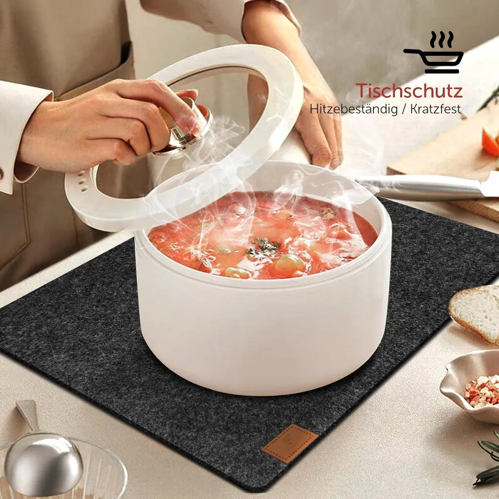 Tovagliette Lavabili Rotonde, Tovagliette Colazione Set di 6 Resistente (k7o