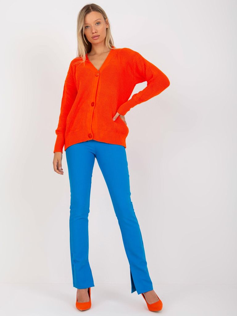 Rue Paris Lange Pullover Llace orange Universal