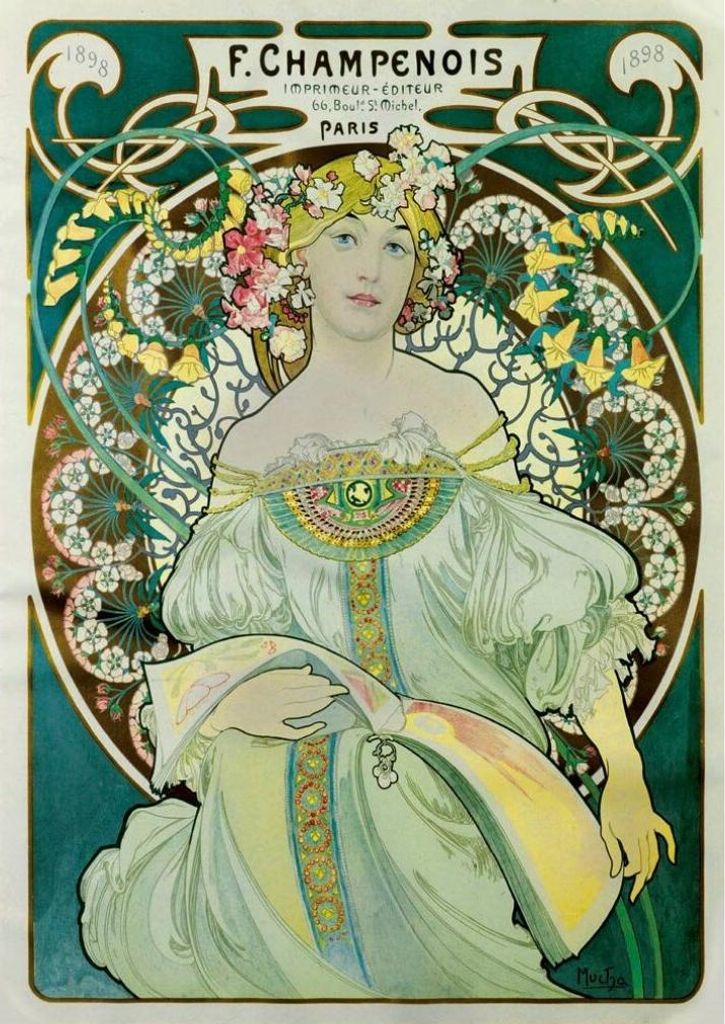 Bluebird Puzzle Puzzle d'art Mucha Daydream 1897 - 1000 Image du produit 