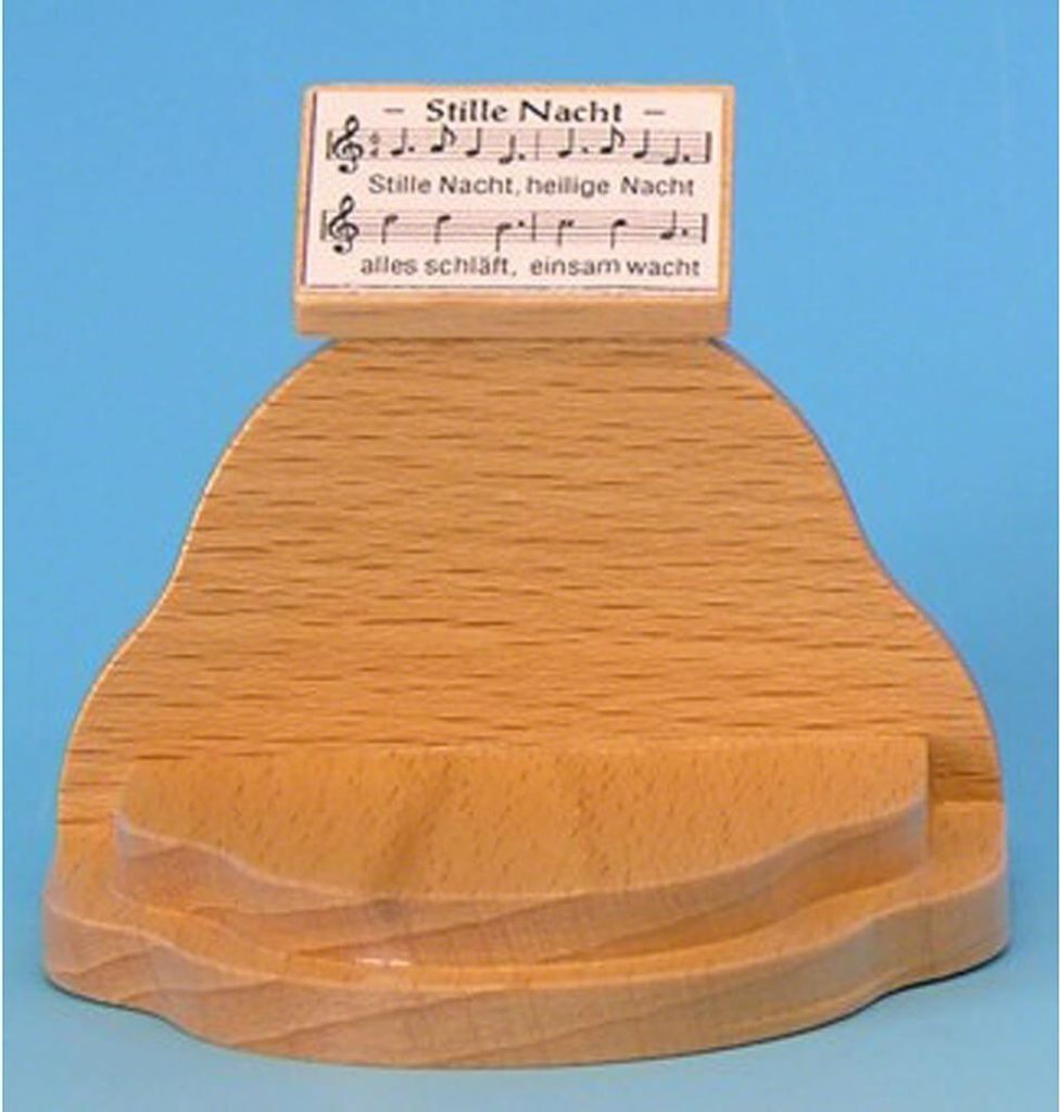 Notenpult "Stille Nacht" - natur (5cm) von Kunstgewerbe Uhlig