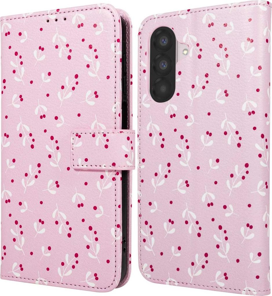 imoshion Design Klapphülle Samsung Galaxy A26 - Blush Berries