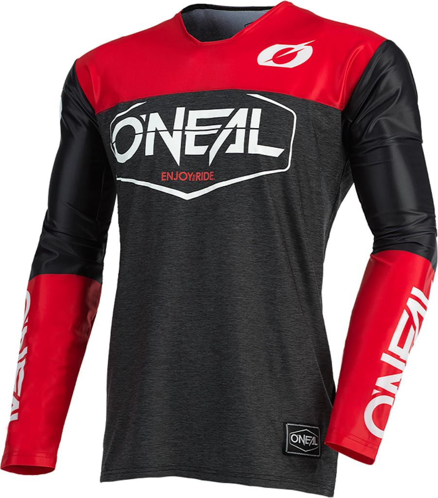 Oneal Mayhem Hexx Motocross Jersey, schwarz/rot, M