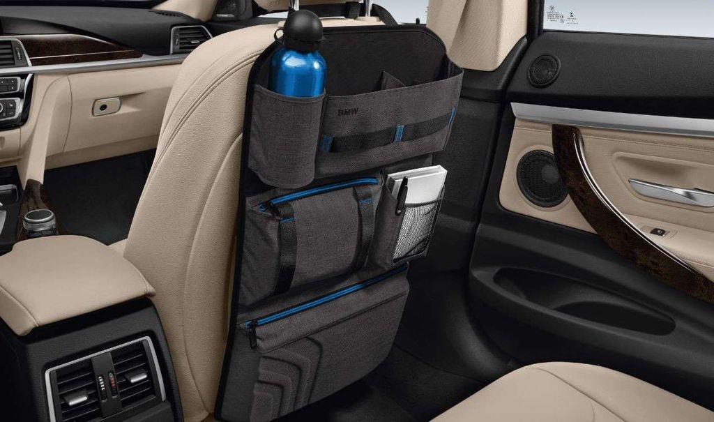 BMW Lehnentasche Schwarz Grau Blau Tasche Reise 52122406212