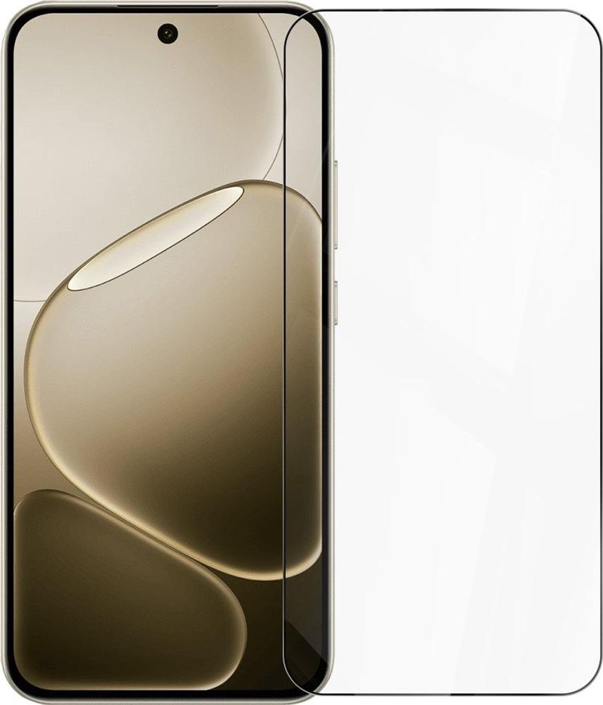 OPPO A6 Pro 5G Displayschutz - Coverup Full-Cover 9H Panzerglas - Schwarz