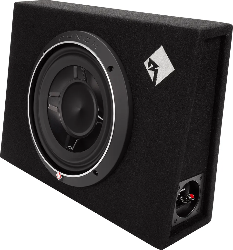 Rockford Fosgate P3S-1X10 Subwoofer Compact pour Gain de Place Coffre