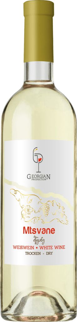 Mtsvane Georgian Production Weißwein trocken Wein aus Georgien