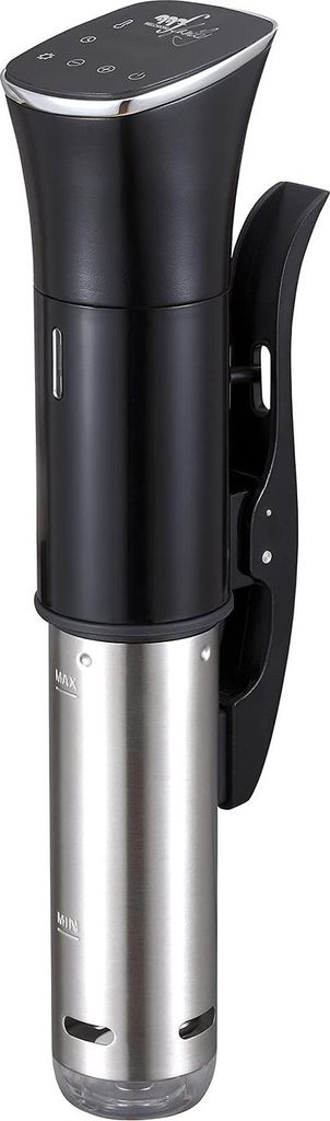 Melchioni Sous Vide Roner SOUSY schwarz 1200W einstellbare Temperatur 25-90°C Vakuumgaren