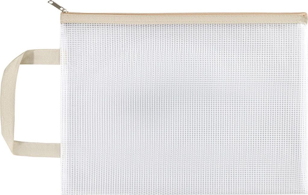 Netztasche mit Reißverschluss, A4-Letter-Format, transparente Aktentasche aus Kunststoff, wasserdicht, mit Reißverschluss, Dokumentenaufbewahrung...
