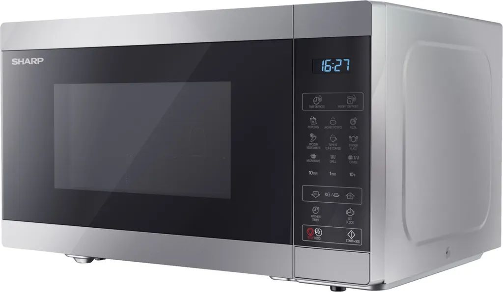Four à Micro-ondes Combiné Gril Sharp 28 Litres Coloris Gris et Noir - 21