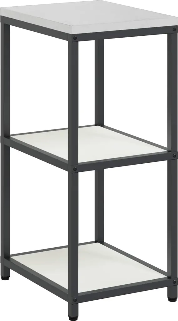 vidaXL Mobile da cucina con ripiano Bianco 60 x 50 x 92 cm Acciaio