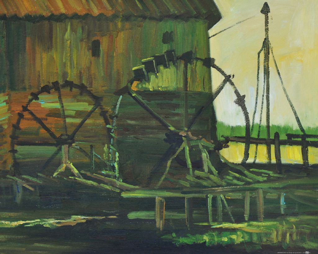 Vincent Van Gogh Kunstdruck Bild - Wassermühle In Gennep, 1884 (40 x 50 cm)