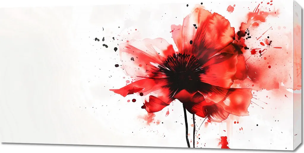 Image Aquarelles Liquides 100x50 cm - Couleurs Vibrantes et Châssis