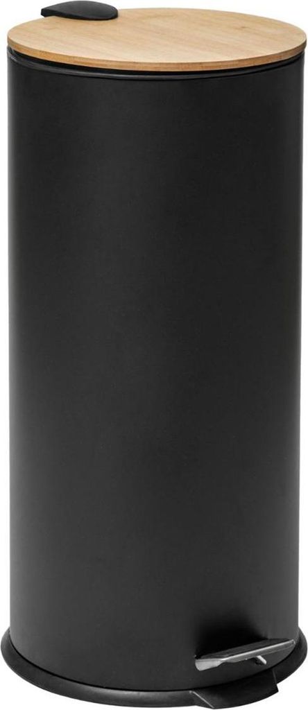 Mülleimer schwarz, 30 L, Metall Produktbild 