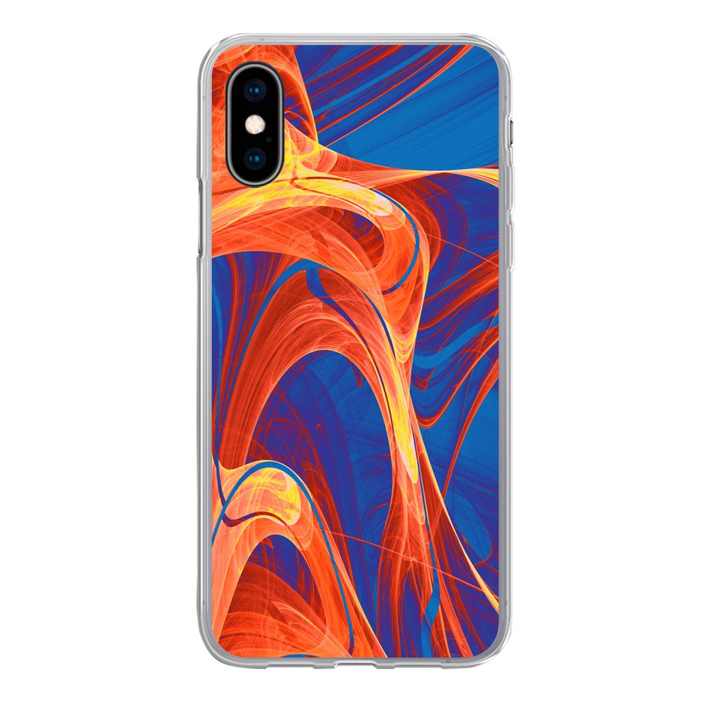 MuchoWow® Handyhülle Schutzhülle Hülle für iPhone X Kunst - Produktbild 