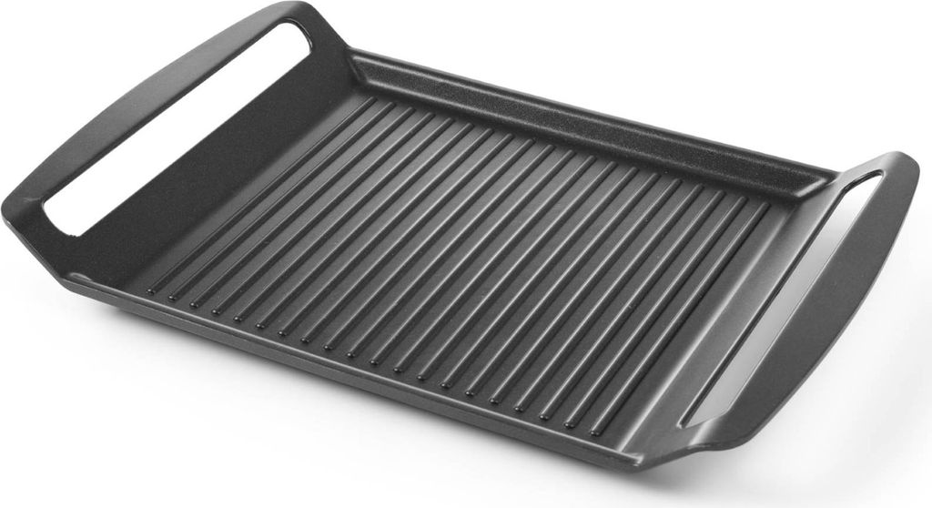 Piastra grill per piano cottura a induzione, 390x260x(H)35 Immagine del prodotto 