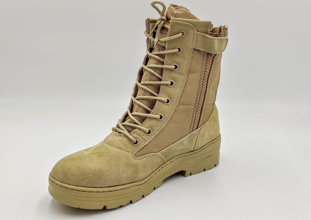 Tactical Stiefel YKK Zipper Einsatzstiefel Outdoor Security Schuhe Boots 46