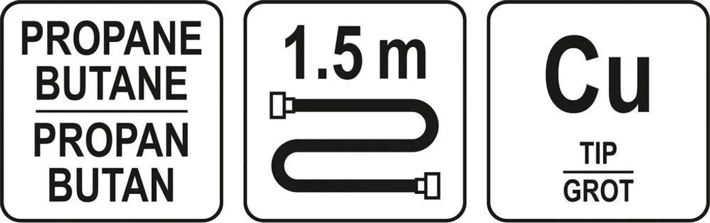Lampe à souder à gaz multifonction pour travaux de plomberie Yato