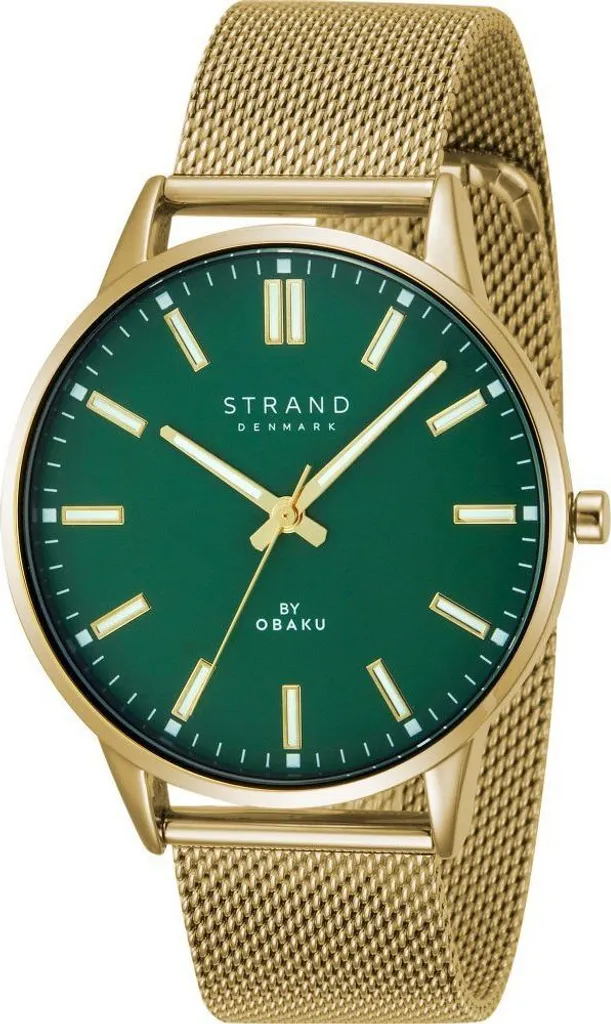 Montre de soirée dorée Strand S747GXGEMG - Accessoire chic pour événements