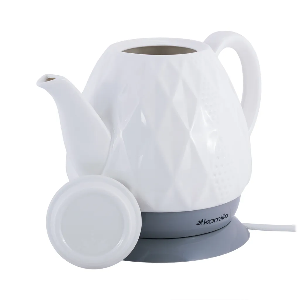 Bouilloire en céramique sans fil pour infusion et théière électrique - 6