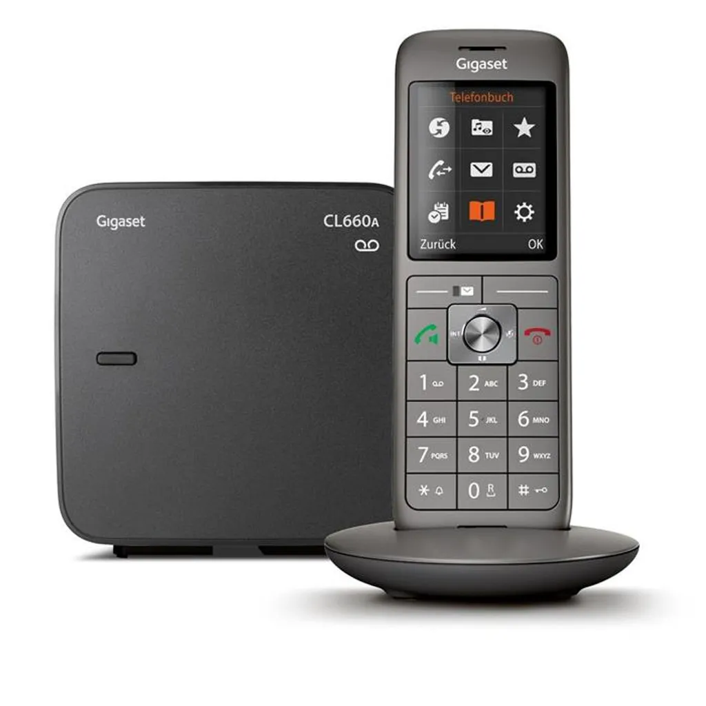 Gigaset CL660A Téléphone Design avec Grand Écran et Son Haute Définition
