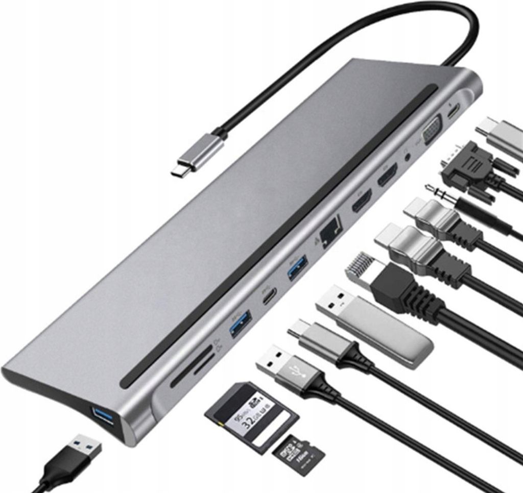 HUB USB-C-Adapter HDMI 4k USB 3.0 5Gb/s 87W für Produktbild 