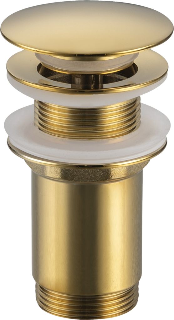 Balneo | Ablaufventil Klick Klack E - 62 Mm - Gold Glanz - Ohne Überlauf - Messing