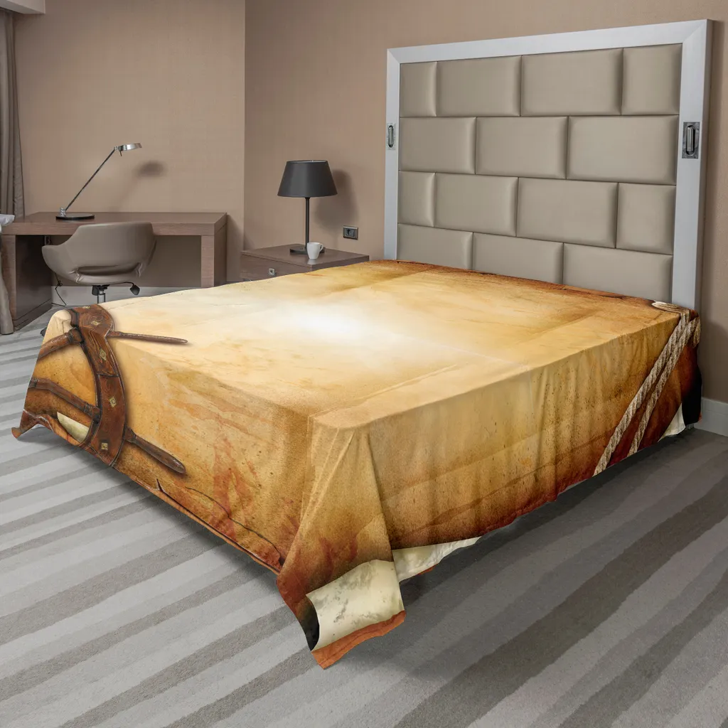 Lenzuolo Matrimoniale Vintage ABAKUHAUS Timone 275x260 - Stile Marinaro