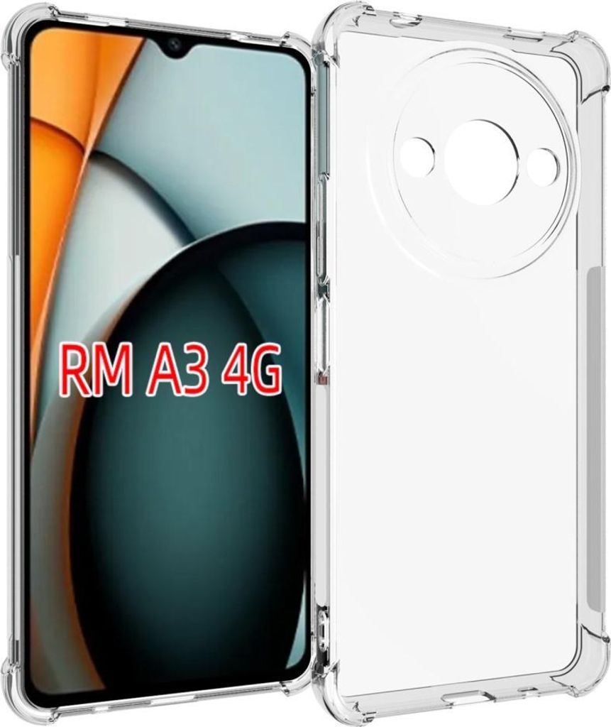 Xiaomi Redmi A3 Hülle - Coverup TPU Back Cover mit AirBag Corners - Transparent