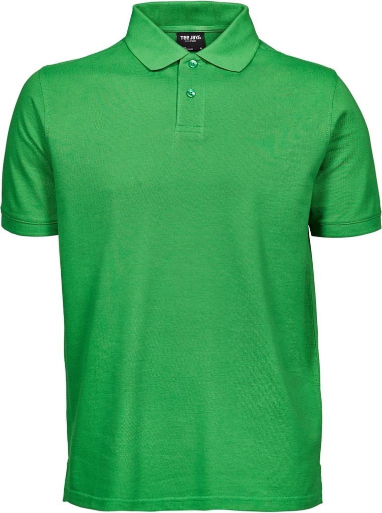 Tee Jays Herren Pique Polo-Shirt, Kurzarm BC3301 (M) (Frühlingsgrün)